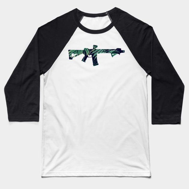 Jungle AR15 Baseball T-Shirt by ArtisanTactical